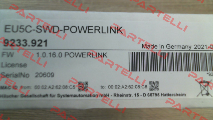 EU5C-SWD-POWERLINK Hilscher