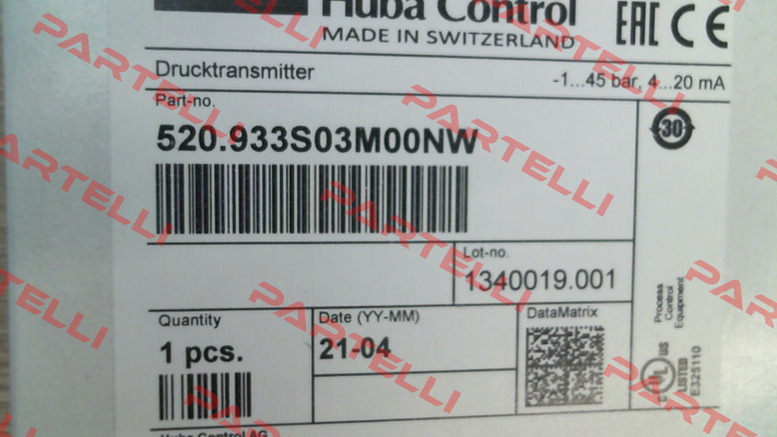 520.933S03M00NW Huba Control