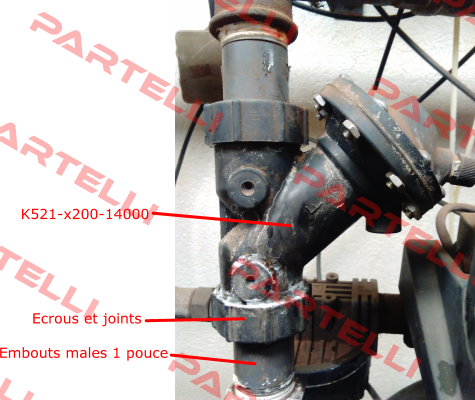 Ecrous et joints for 521-A 125 REF: K521-X200-14000  Aprimatic