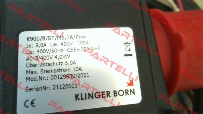 K900/B/ST/M5,0A/PhW (0012.9930) Klinger Born