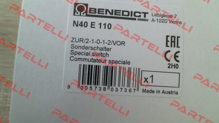 N40 E 110 Benedict