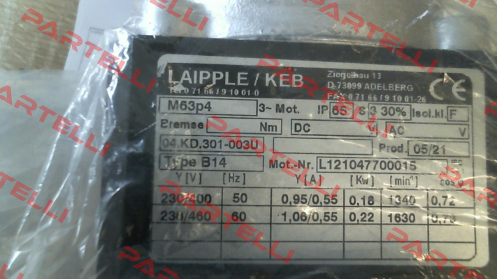 Q63L/4A (M63p4) LAIPPLE KEB