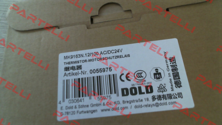 0055975 / MK9163N.12/100 AC/DC24V Dold