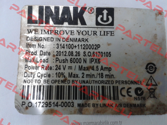 285100-00200110  Linak