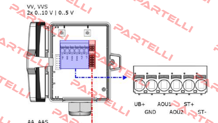 FTA54+ VVS PT100 Thermokon