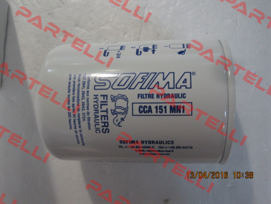 CCA151MN1 Ufi (SOFIMA FILTERS)