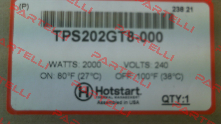 TPS202GT8-000 Hotstart