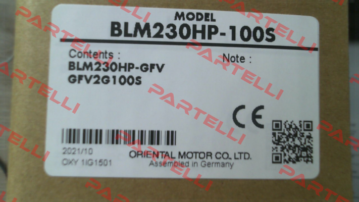 BLM230HP-100S (BLM230HP-GFV +GFV2G100S) Oriental Motor