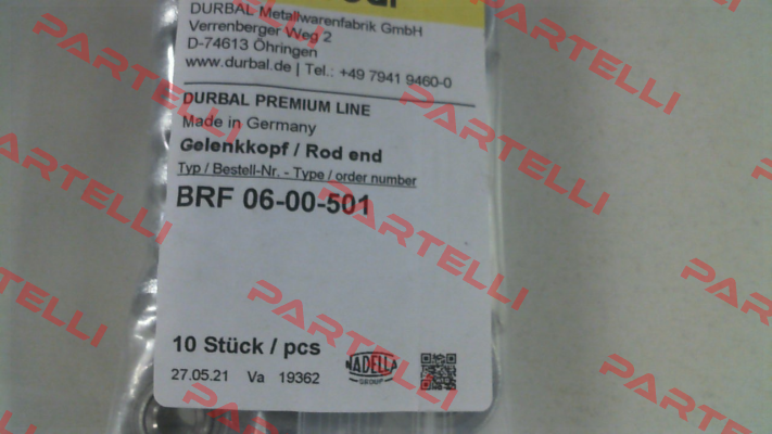 BRF06-00-501 Durbal