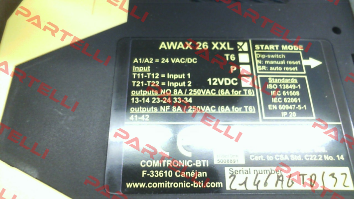 AWAX26XXLT6/24V Comitronic