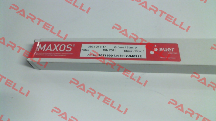 DIN 7081-R 280 x 34 x 17 mm Maxos