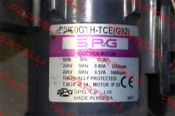 S9I60GTH-TCE(G92) Spg Motor