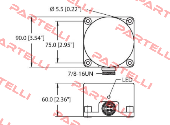 NI60-K90-VN4X-B2141 Turck