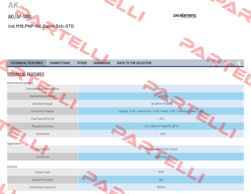 AK1/AP-1A86 Micro Detectors / Diell