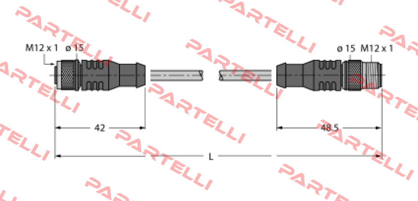 p/n: 8035246, Type: RK4.5T-50-RS4.5T/S2500 Turck