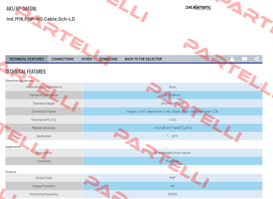 AK1/AP-3AFGNL Micro Detectors / Diell