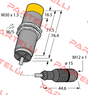 NICP-M30-8P8-0,3-RSC12T Turck