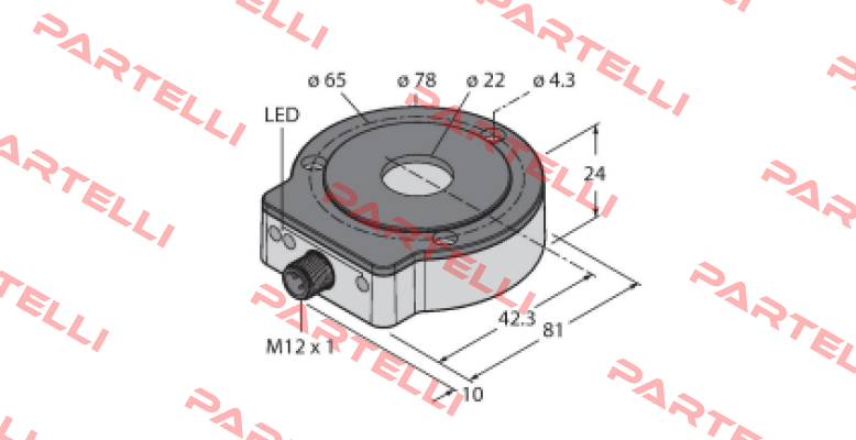 RI360P0-EQR24M0-INCRX2-H1181 Turck