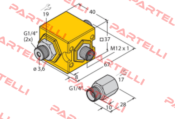 FCIC-G1/4A4P-LIL-H1141/2.0 Turck