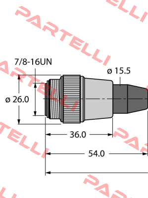 RSV-RKV-FBY49OG-85M/5D Turck