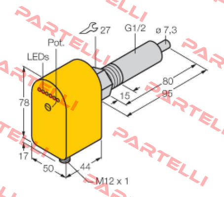 FCS-G1/2A4P-AP8X-H1141/L080 Turck