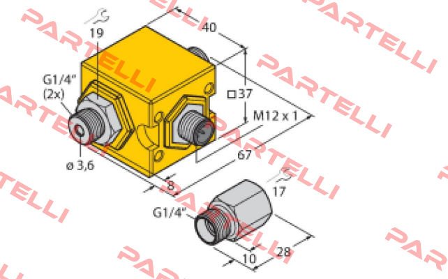 FCIC-G1/4A4P-PL-H1141/2.0 Turck