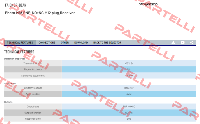 FAID/BP-0EAN Micro Detectors / Diell