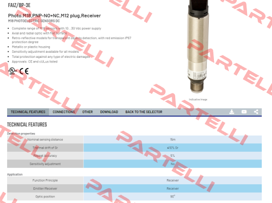 FAIZ/BP-3E Micro Detectors / Diell