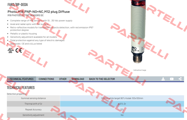 FAR2/BP-0EDA Micro Detectors / Diell