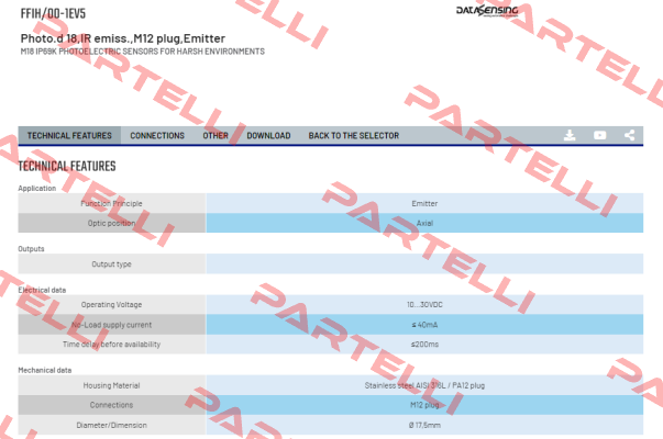 FFIH/00-1EV5 Micro Detectors / Diell