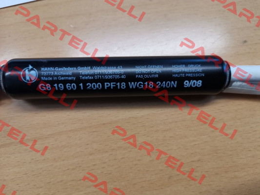 G08-19ST-33946 / G 08 19 0060 1 0200 PF18 WG18 00240N Hahn Gasfedern