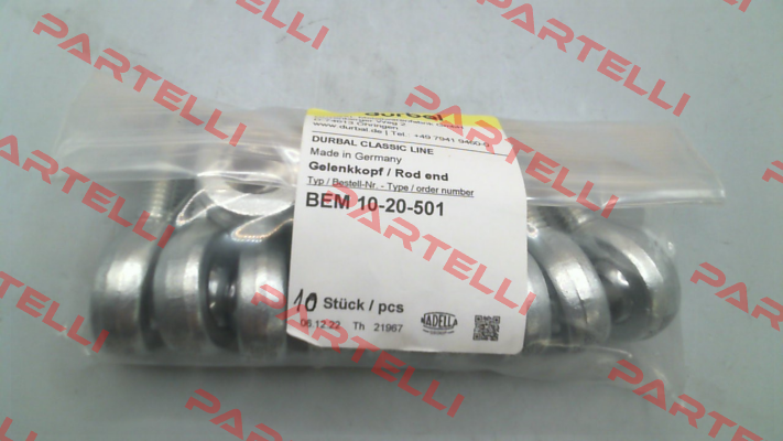 BEM 10 20-501 Durbal