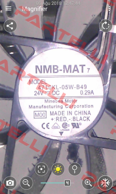 4710KL-05W-B59-E00 blocking signal 24V-DC-Fan-119X119X25 / 112.2080 Minebea