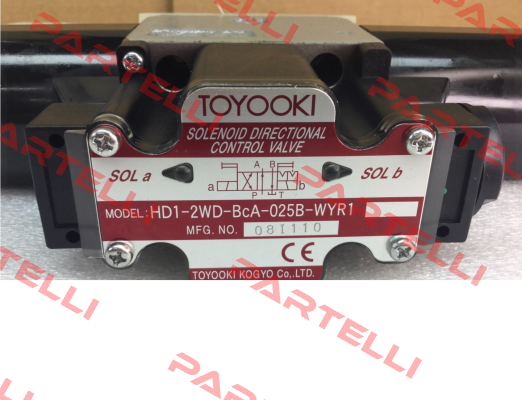 HD1-2WD-BCA-025B-WYR1 JTEKT FLUID POWER SYSTEMS CORPORATION (ex. Toyooki)