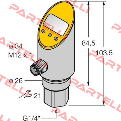 PS025V-301-LUUPN8X-H1141 Turck