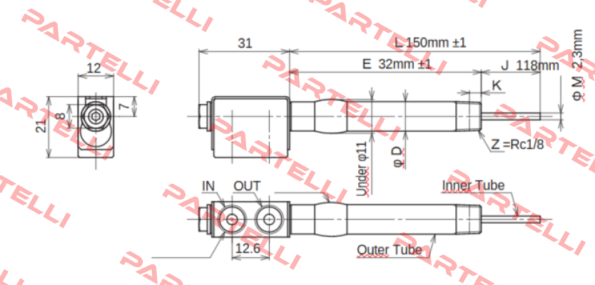 JC-KRM-10-L150-E32-J118-M2.3 Ahresty-tec