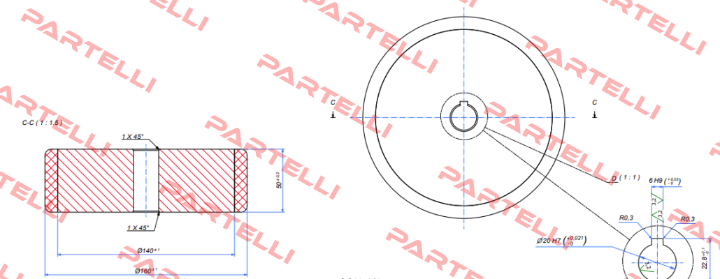 FTB 160X50 (20X50) Tente