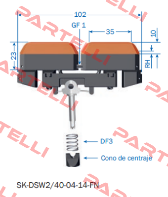 0144059/03 / SK-DSW2/40VP-04-14-FN-R15 Vahle