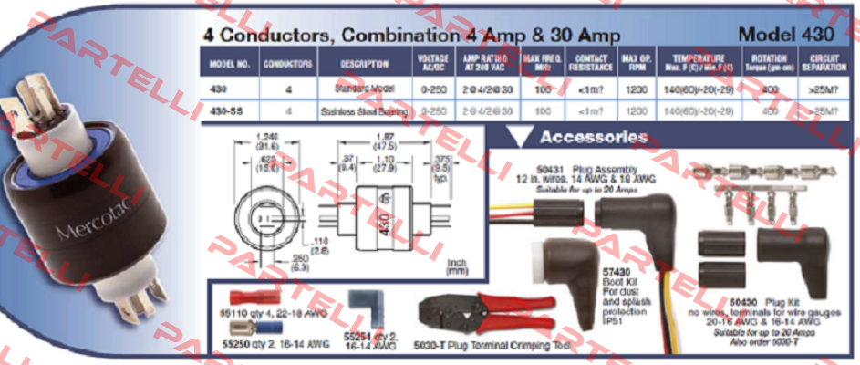 LM04-04300-00 Typ 430  Mercotac