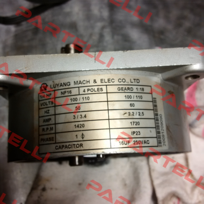 EA-016-004-00 Luyang Gear Motor