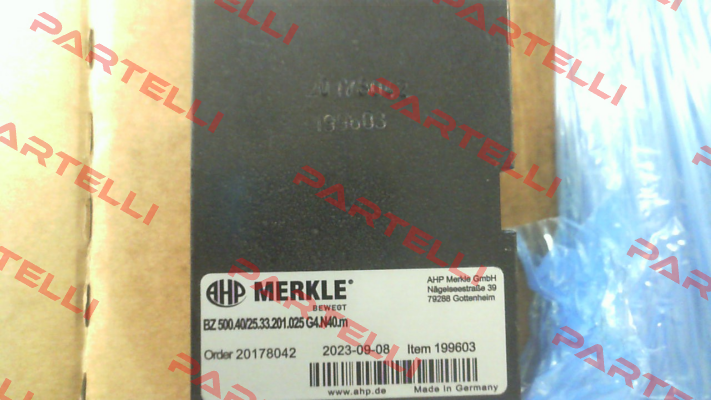 BZ 500.40/25.33.201.025 G4.N40.m Merkle